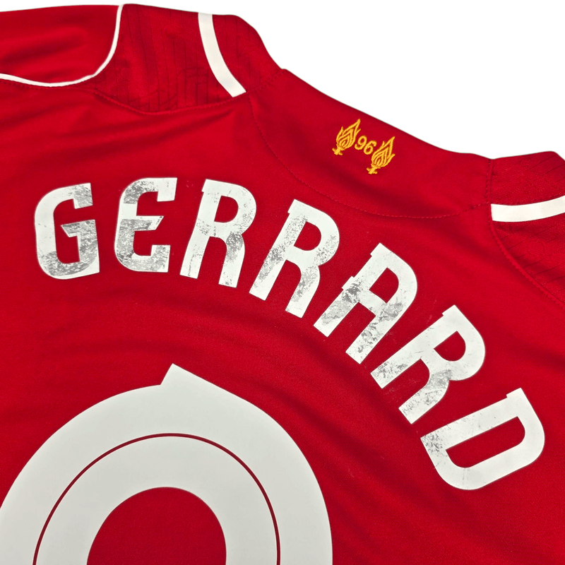 2014/15 Liverpool Home Football Shirt (L) Warrior #8 Gerrard - Football Finery - FF300828