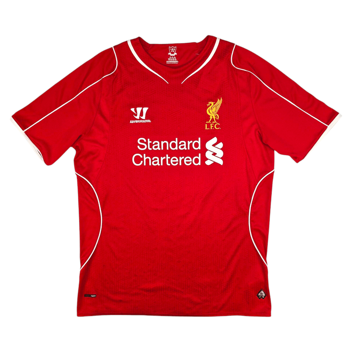 2014/15 Liverpool Home Football Shirt (L) Warrior #8 Gerrard - Football Finery - FF300828