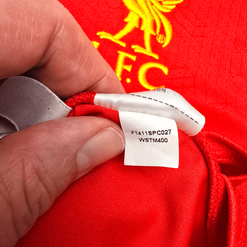 2014/15 Liverpool Home Football Shirt (M) Warrior 8 Gerrard - Football Finery - FF301164