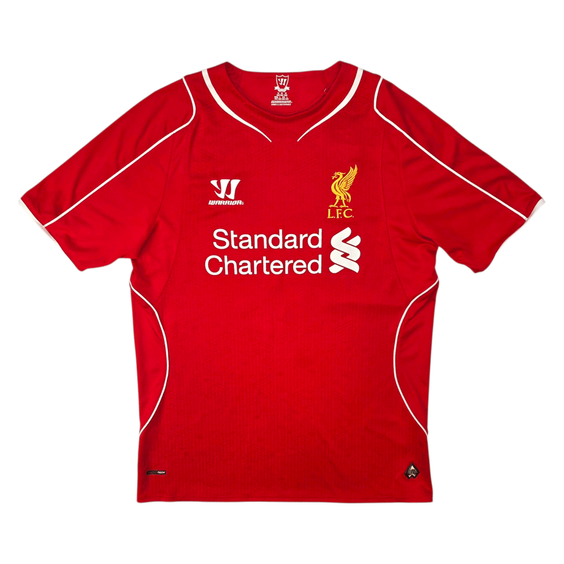 2014/15 Liverpool Home Football Shirt (M) Warrior 8 Gerrard - Football Finery - FF301164
