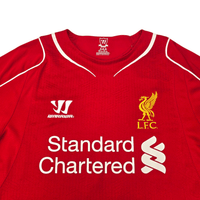 2014/15 Liverpool Home Football Shirt (M) Warrior 8 Gerrard - Football Finery - FF301164