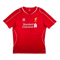 2014/15 Liverpool Home Football Shirt (XL) New Balance 20 Lallana - Football Finery - FF305119