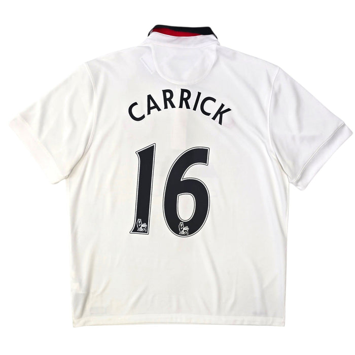 2014/15 Manchester United Away Football Shirt (XL) Nike 16 Carrick - Football Finery - FF307084
