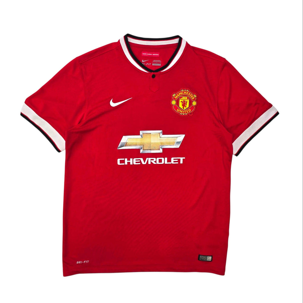 2014/15 Manchester United Home Football Shirt (L) Nike 10 Rooney - Football Finery - FF305050