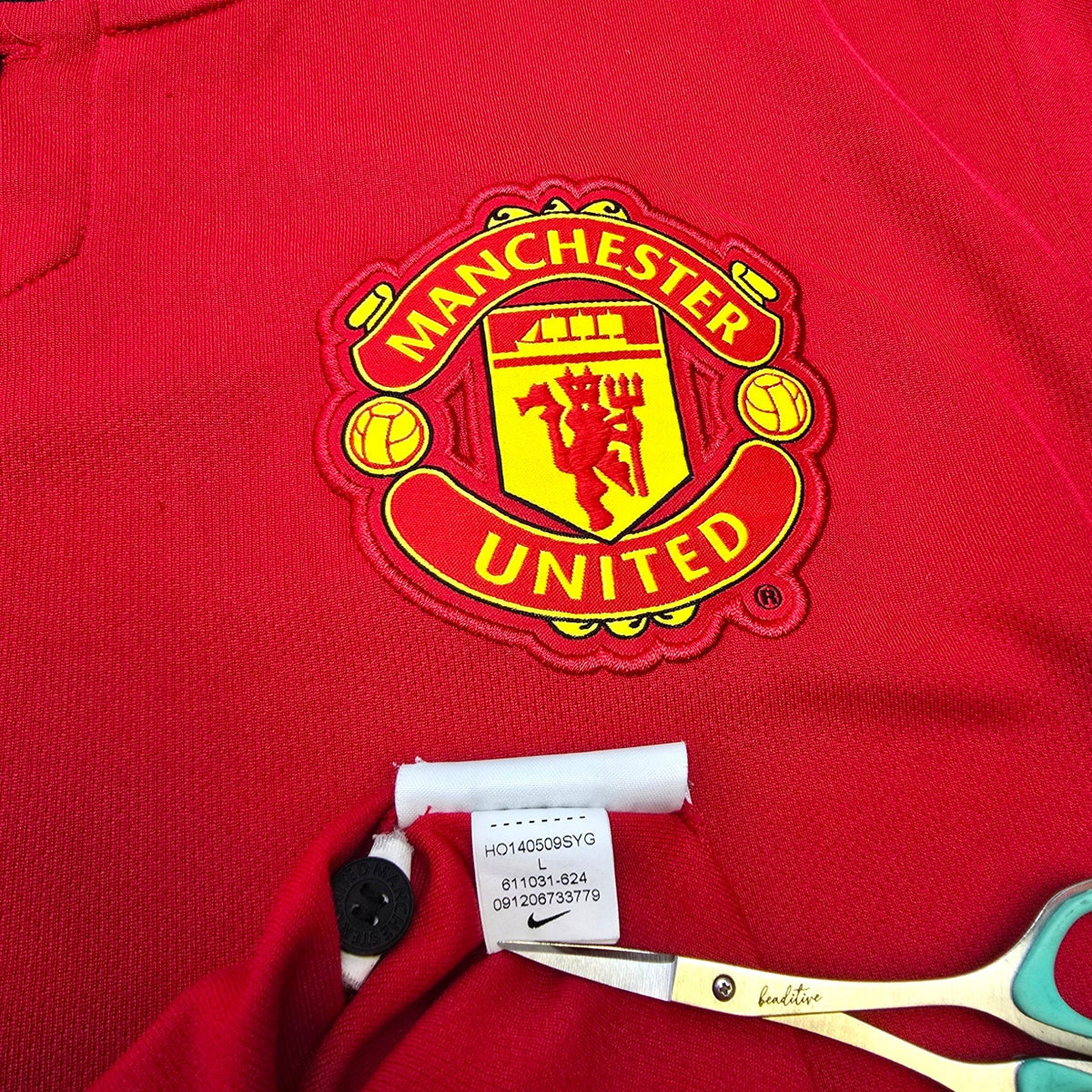 2014/15 Manchester United Home Football Shirt (L) Nike 10 Rooney - Football Finery - FF305050