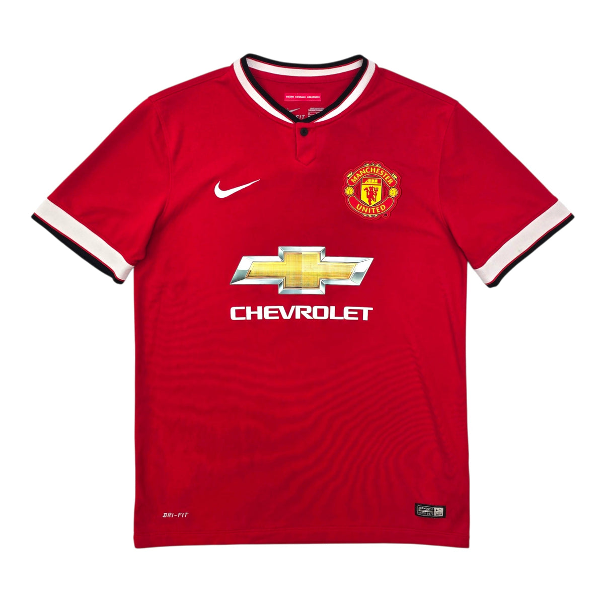 2014/15 Manchester United Home Football Shirt (M) Nike - Football Finery - FF305066