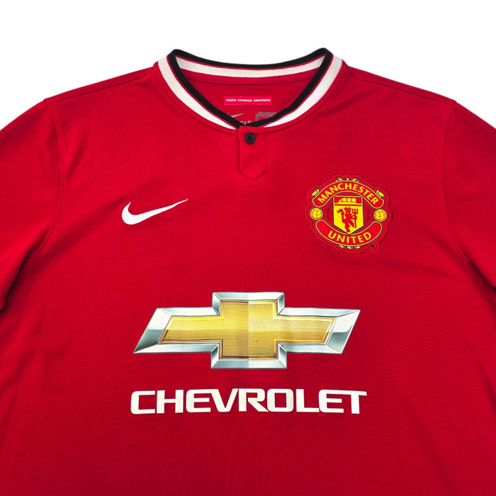 2014/15 Manchester United Home Football Shirt (M) Nike - Football Finery - FF305066