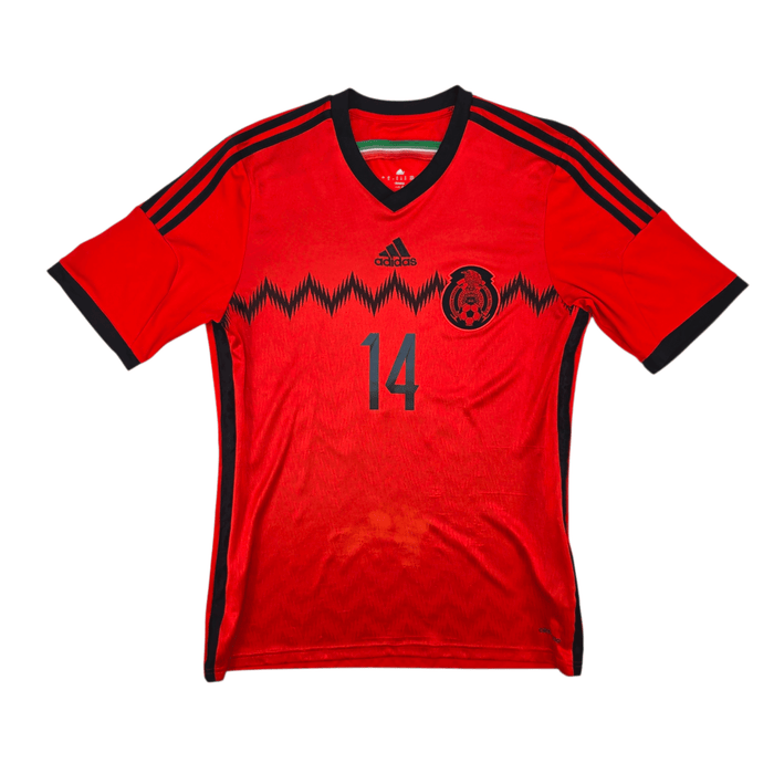2014/15 Mexico Away Football Shirt (M) Adidas 14 Chicharito - Football Finery - FF303277