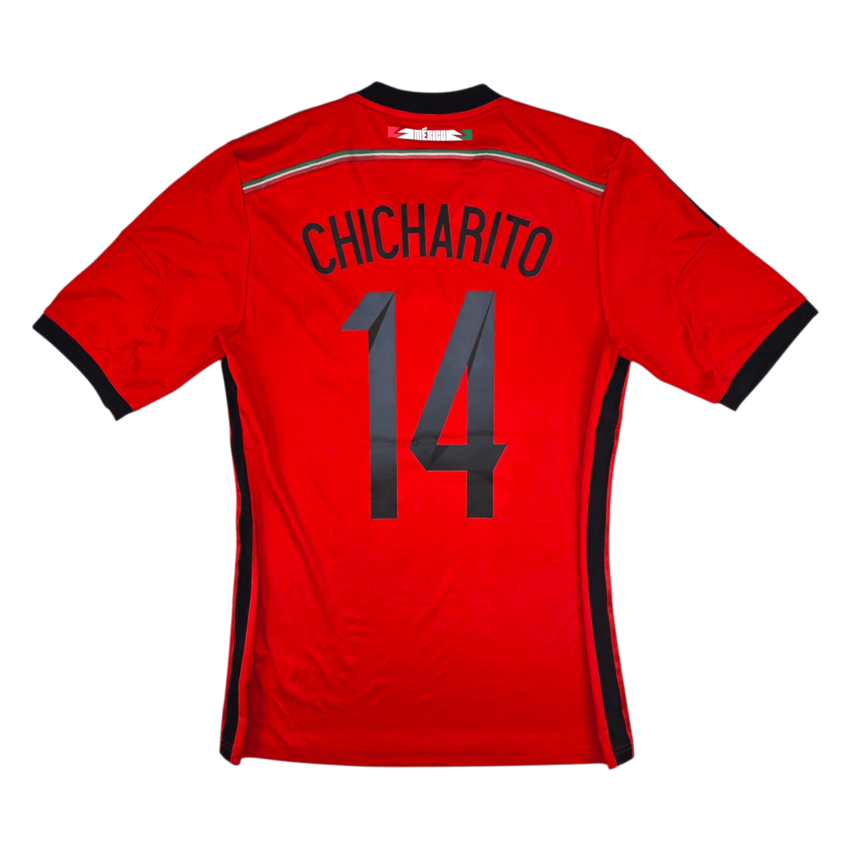 2014/15 Mexico Away Football Shirt (S) Adidas 14 Chicharito - Football Finery - FF302861