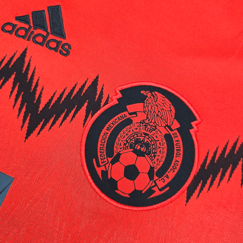 2014/15 Mexico Away Football Shirt (S) Adidas 14 Chicharito - Football Finery - FF302861