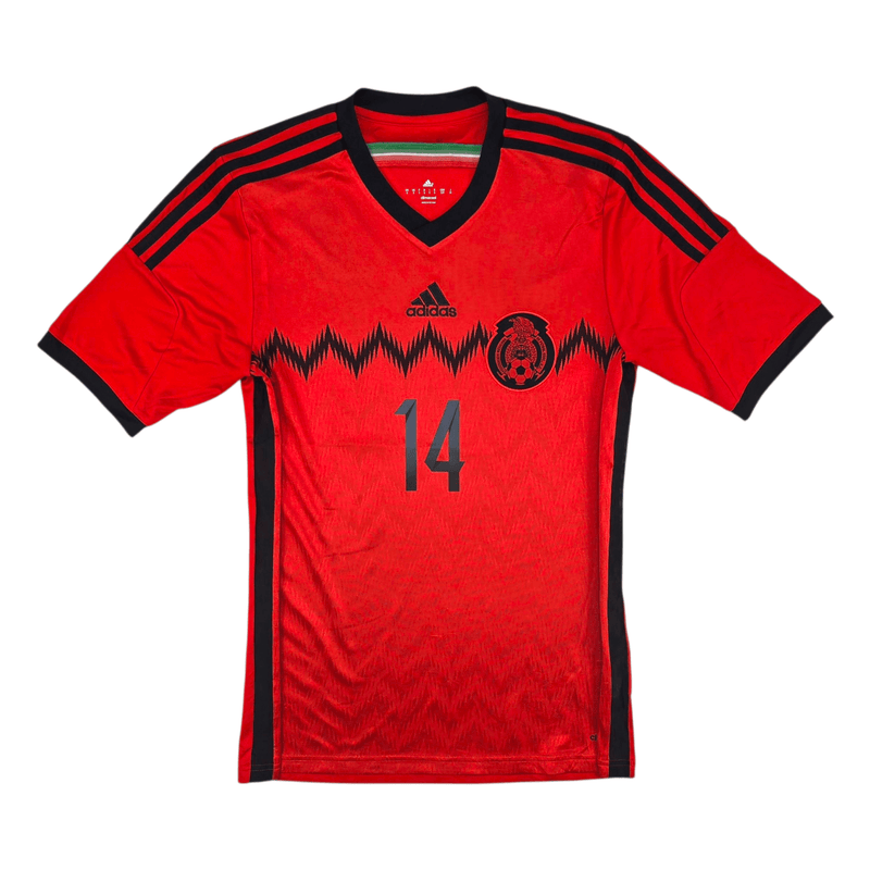 2014/15 Mexico Away Football Shirt (S) Adidas 14 Chicharito - Football Finery - FF302861