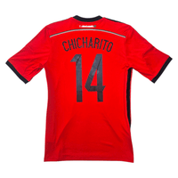 2014/15 Mexico Away Football Shirt (S) Adidas 14 Chicharito - Football Finery - FF305770