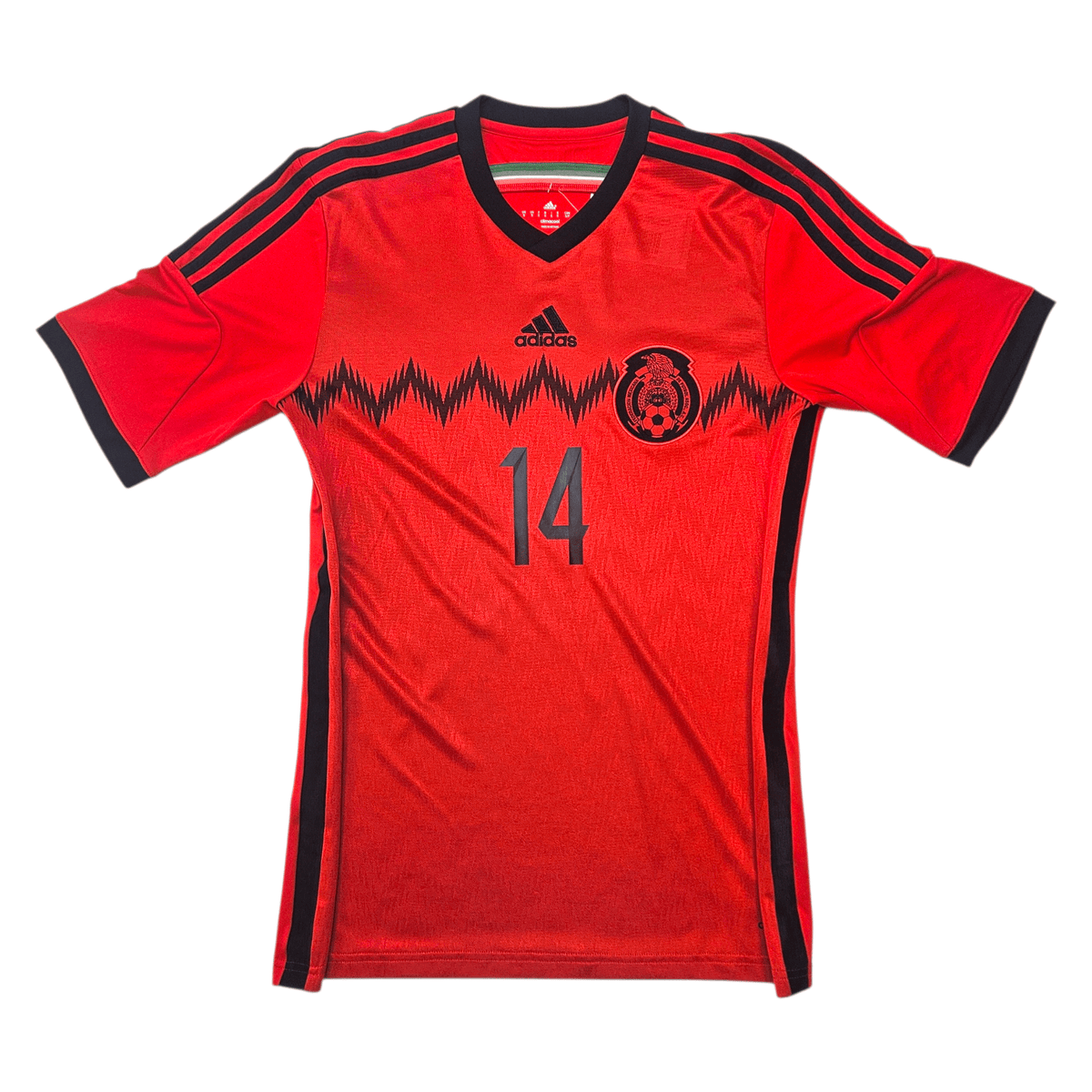 2014/15 Mexico Away Football Shirt (S) Adidas 14 Chicharito - Football Finery - FF305770