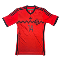 2014/15 Mexico Away Football Shirt (S) Adidas 14 Chicharito - Football Finery - FF305770