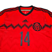 2014/15 Mexico Away Football Shirt (S) Adidas 14 Chicharito - Football Finery - FF305770