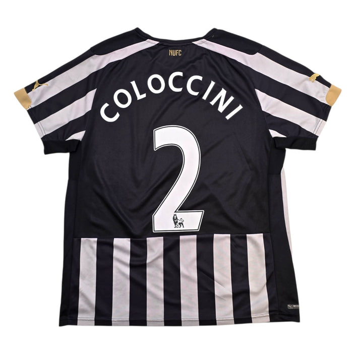 2014/15 Newcastle United Home Football Shirt (M) Puma 2 Coloccini - Football Finery - FF304414