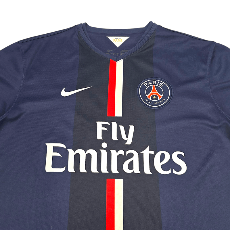 2014/15 PSG Home Football Shirt (XL) Nike 2 T. Silva - Football Finery - FF302748