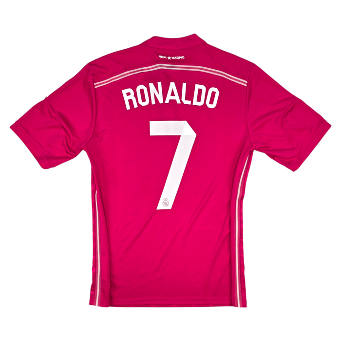 2014/15 Real Madrid Away Football Shirt (M) Adidas 7 Ronaldo - Football Finery - FF301529