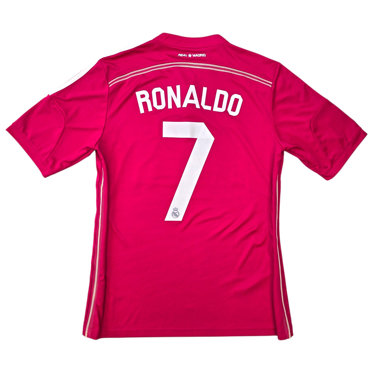 2014/15 Real Madrid Away Football Shirt (M) Adidas 7 Ronaldo - Football Finery - FF306674
