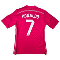2014/15 Real Madrid Away Football Shirt (M) Adidas 7 Ronaldo - Football Finery - FF306674