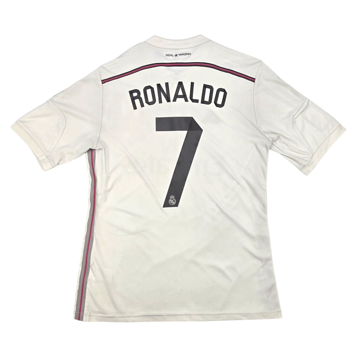 2014/15 Real Madrid Home Football Shirt (L) Adidas 7 Ronaldo - Football Finery - FF302540
