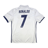 2014/15 Real Madrid Home Football Shirt (M) Adidas 7 Ronaldo - Football Finery - FF302463