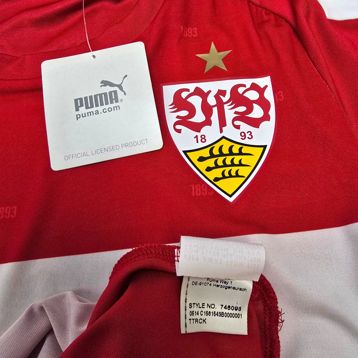 2014/15 Stuttgart Away Football Shirt (M) Puma (BNWTs) - Football Finery - FF305944