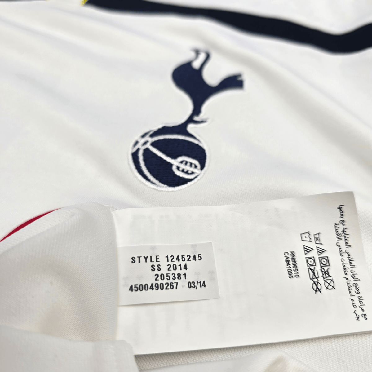 2014/15 Tottenham Hotspur Home Football Shirt (L) Under Armour 19 Dembele - Football Finery - FF301266