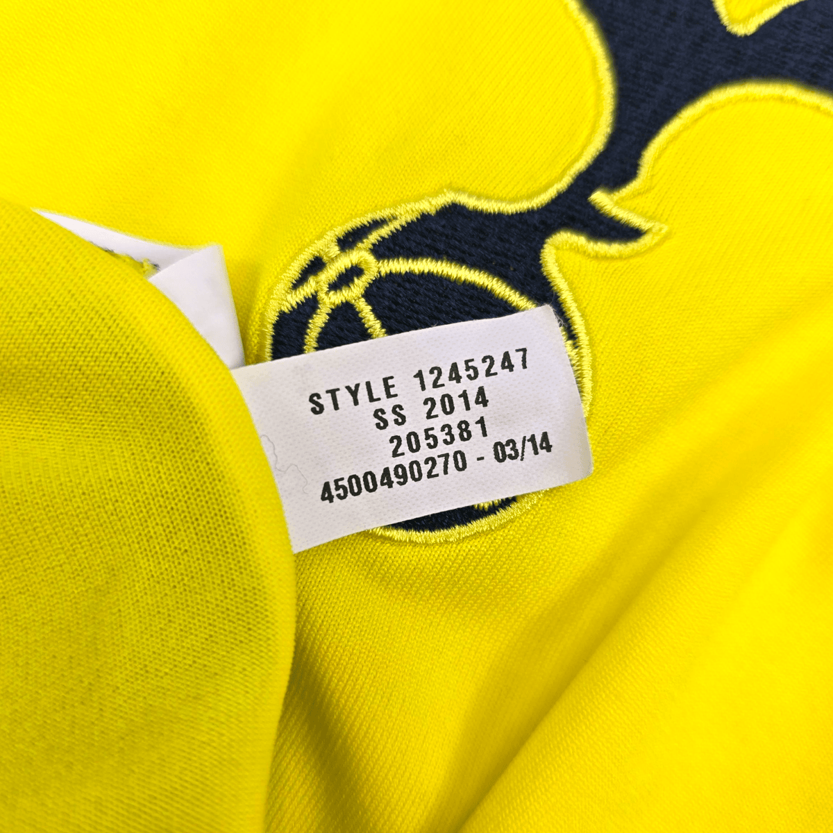 2014/15 Tottenham Hotspur Third Football Shirt (L) Under Armour 19 Dembele - Football Finery - FF301379