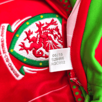 2014/15 Wales Home Football Shirt (L) Adidas - Football Finery - FF303396