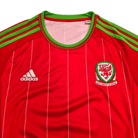 2014/15 Wales Home Football Shirt (L) Adidas - Football Finery - FF303396
