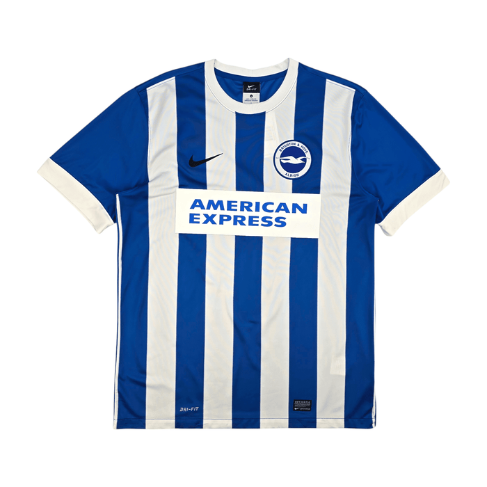 2014/16 Brighton Home Football Shirt (L) Nike 5 Dunk - Football Finery - FF302735