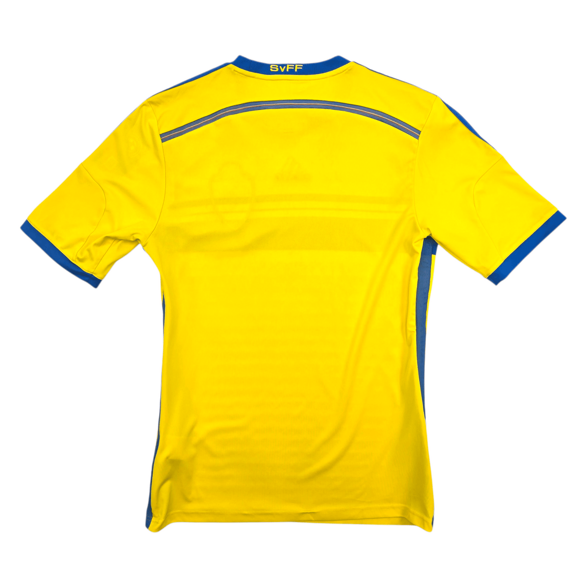 2014/16 Sweden Home Football Shirt (S) Adidas - Football Finery - FF304484