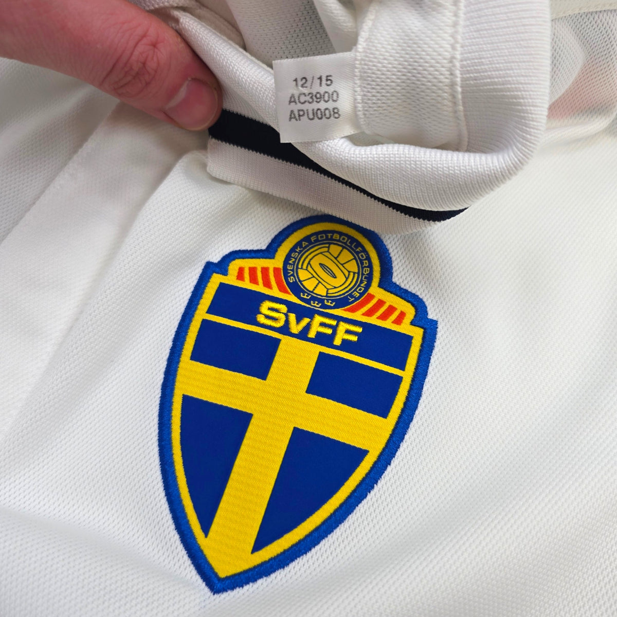 2014/16 Sweden Training Shirt (S) Adidas - Football Finery - FF304406