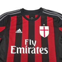 2015/16 AC Milan Home Football Shirt (XL) Adidas 45 Balotelli - Football Finery - FF301117