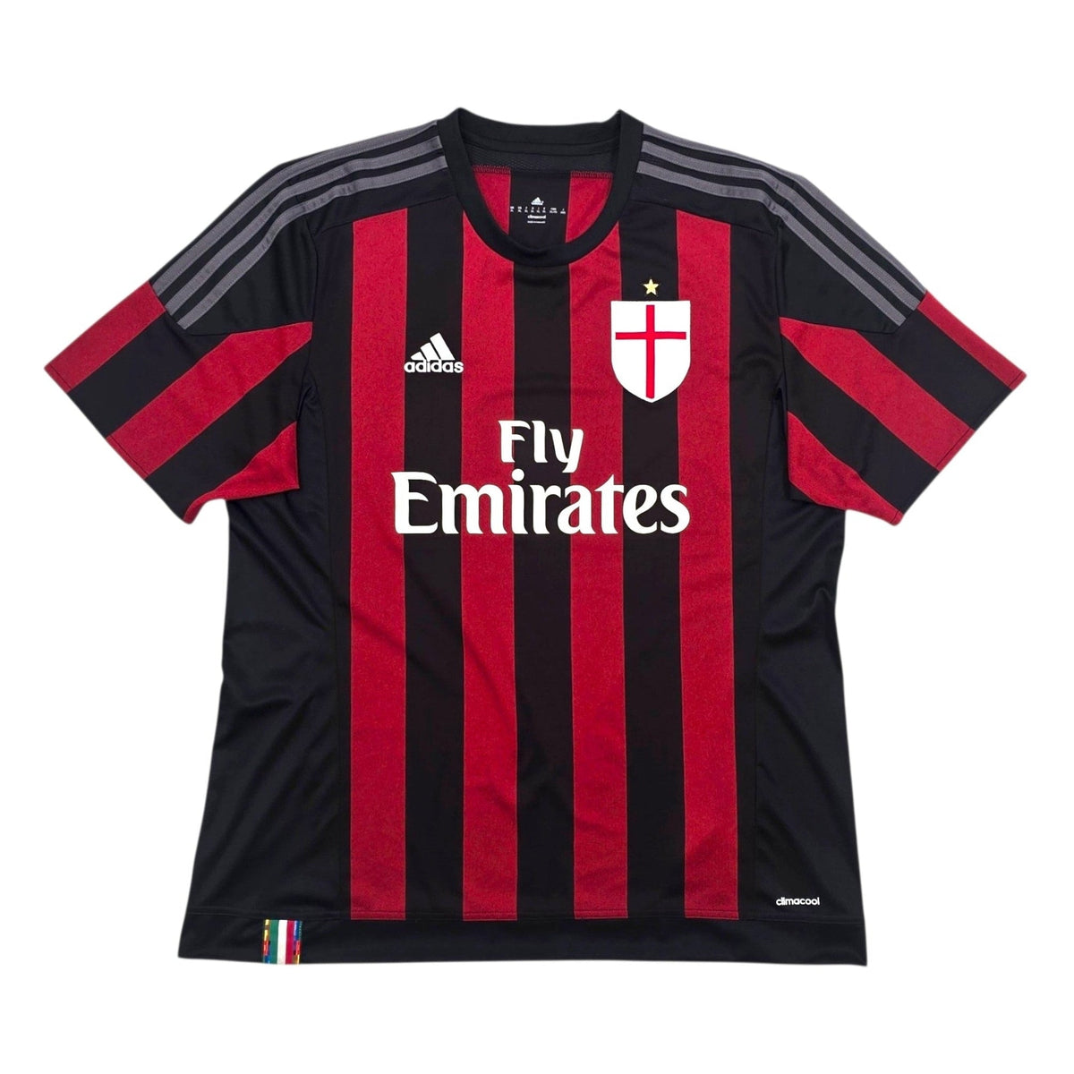 2015/16 AC Milan Home Football Shirt (XL) Adidas - Football Finery - FF302758