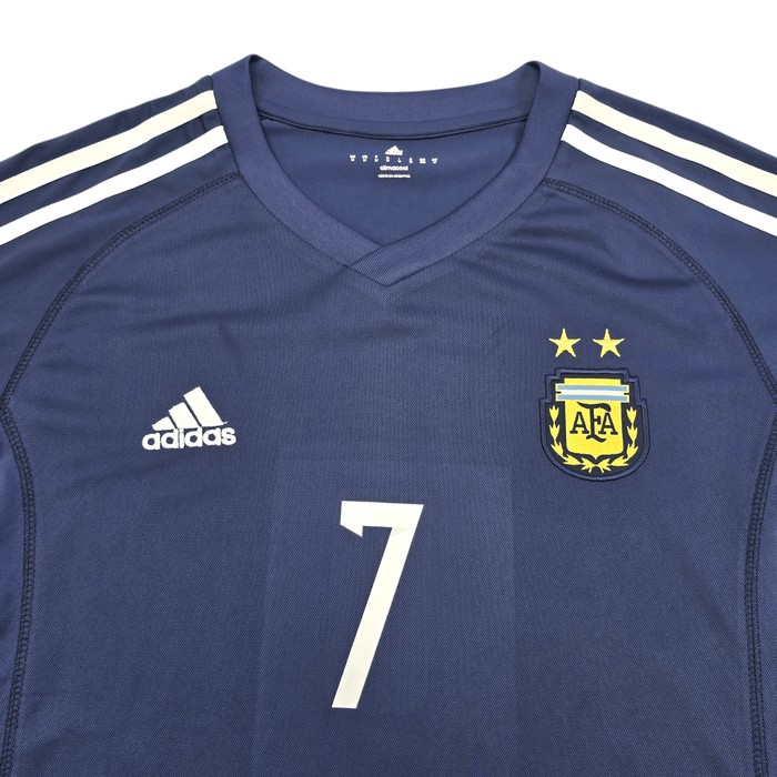 2015/16 Argentina Away Football Shirt (M) Adidas 7 - Football Finery - FF304257