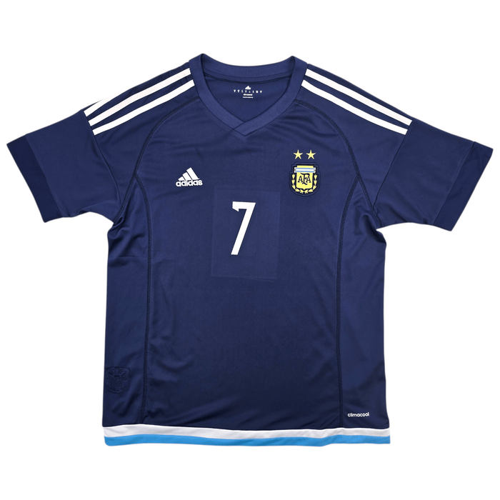 2015/16 Argentina Away Football Shirt (M) Adidas 7 - Football Finery - FF304257