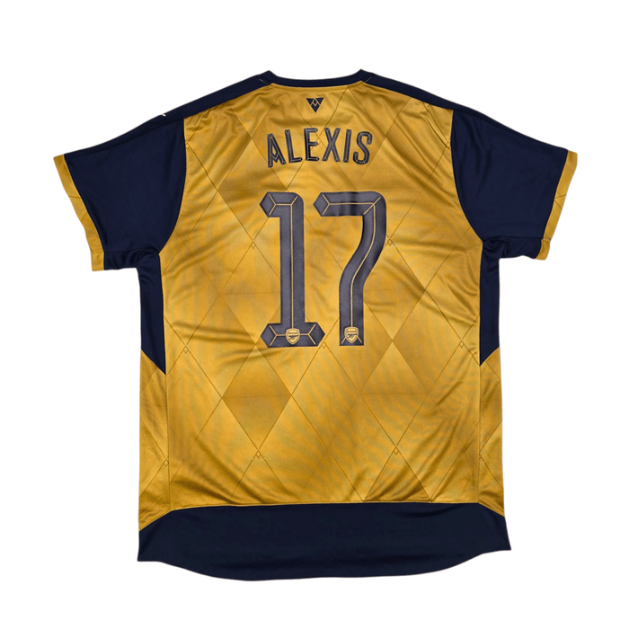 2015/16 Arsenal Away Football Shirt (XL) Puma 17 Alexis - Football Finery - FF302759