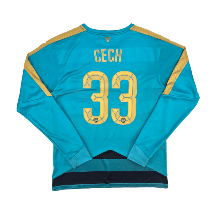 2015/16 Arsenal Goal Keeper Football Shirt (XL) Puma 33 Cech - Football Finery - FF302763