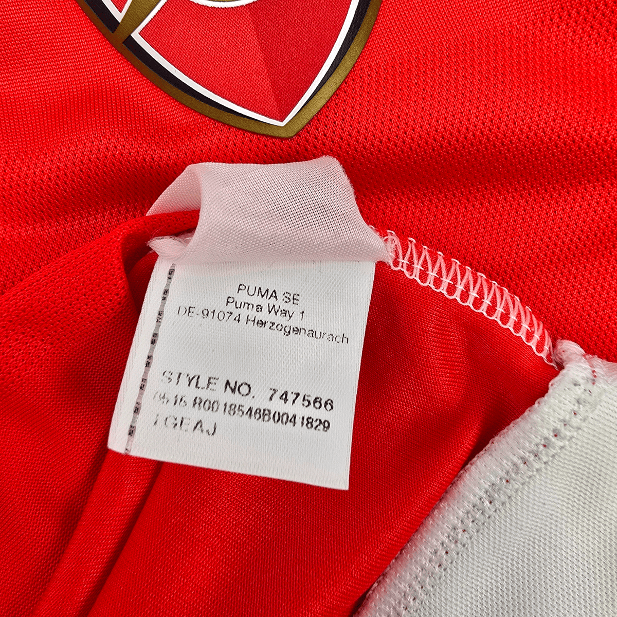 2015/16 Arsenal Home Football Shirt (M) Puma 12 Giroud - Football Finery - FF303454