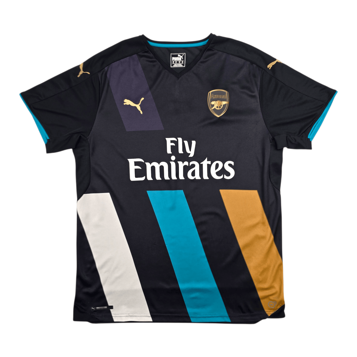2015/16 Arsenal Third Football Shirt (XL) Puma 8 Arteta - Football Finery - FF302761