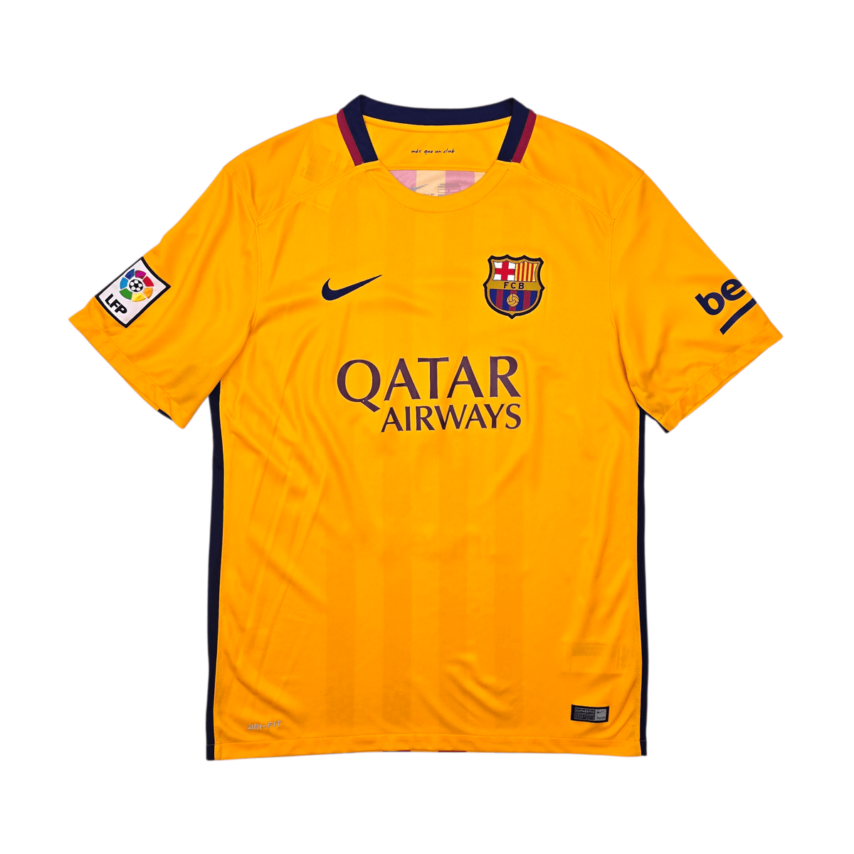 2015/16 Barcelona Away Football Shirt (L) Nike 14 Mascherano - Football Finery - FF303739