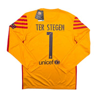 2015/16 Barcelona Goal Keeper Football Shirt (M) Nike 1 Ter Stegen (BNWTs) - Football Finery - FF304765