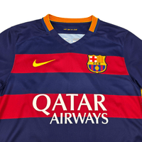 2015/16 Barcelona Home Football Shirt (S) Nike 11 Neymar Jr - Football Finery - FF302661