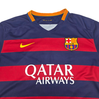 2015/16 Barcelona Home Football Shirt (XL) Nike 8 A.Iniesta - Football Finery - FF301661