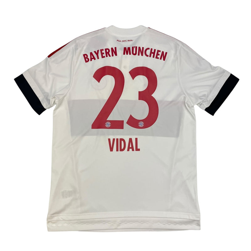 2015/16 Bayern Munich Away Football Shirt (L) Adidas 23 Vidal - Football Finery - FF301268
