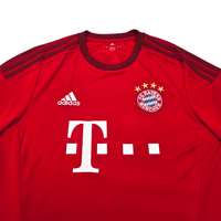 2015/16 Bayern Munich Home Football Shirt (M) Adidas 9 Lewandowski - Football Finery - FF303314