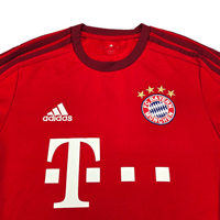 2015/16 Bayern Munich Home Football Shirt (S) Adidas 9 Lewandowski - Football Finery - FF300966