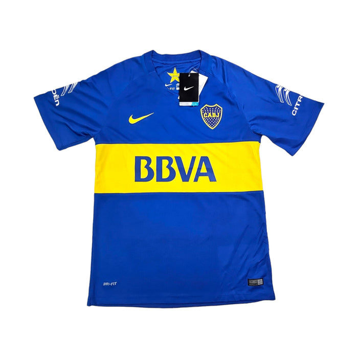 2015/16 Boca Juniors Home Football Shirt (S) Nike (W/Tags) - Football Finery - FF203615